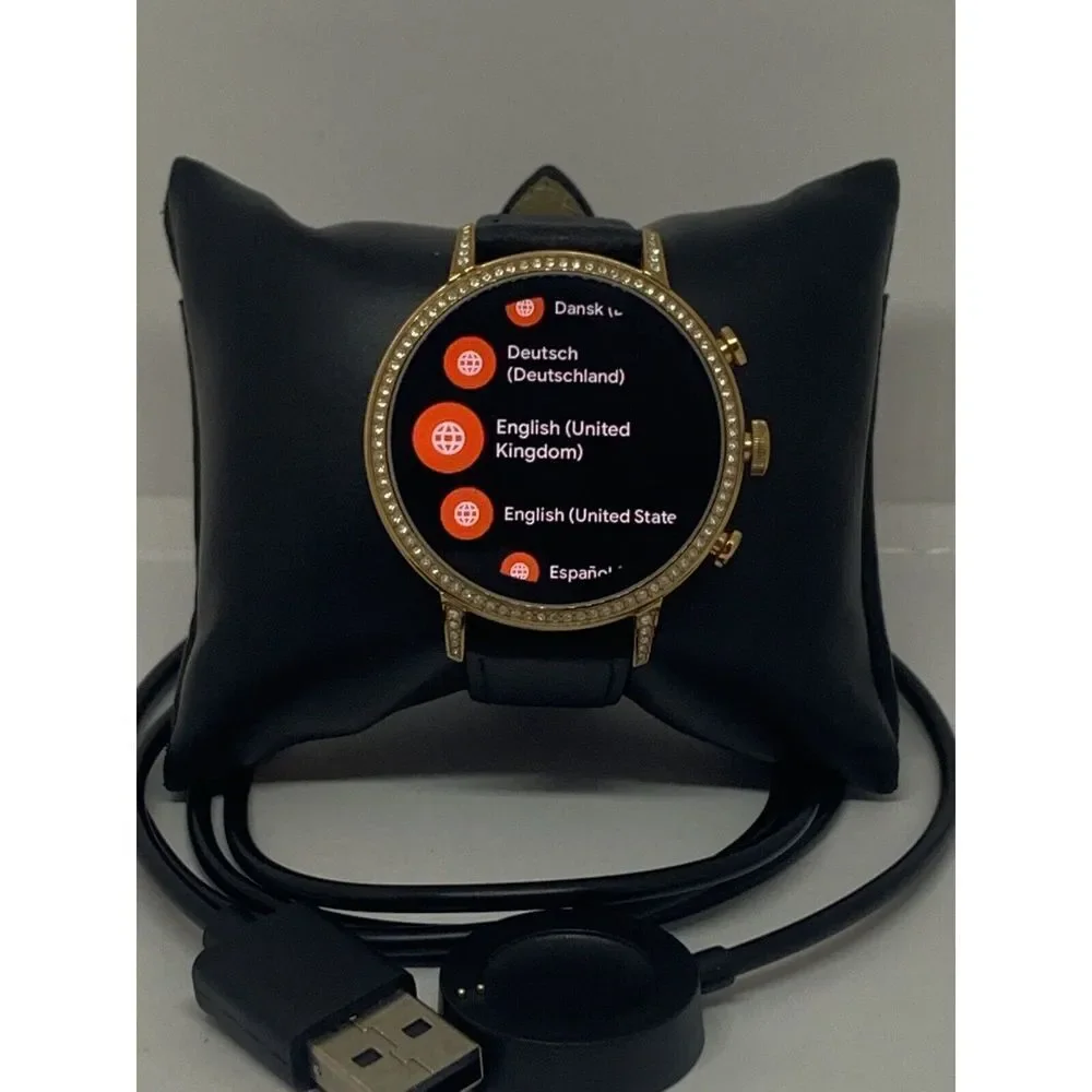 Fossil Gen 4 Authentic Digital Dial Smart Watch Custom Band FTW6015 QT500